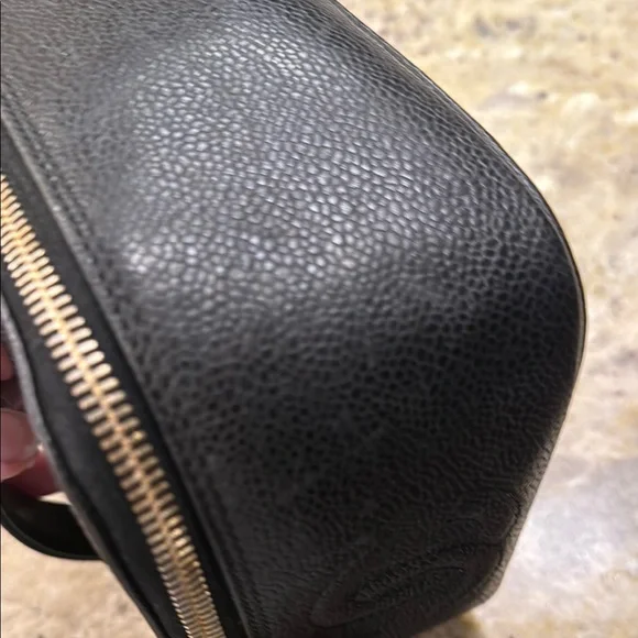 Chanel Black Leather Vanity Case - Picture 7 of 16